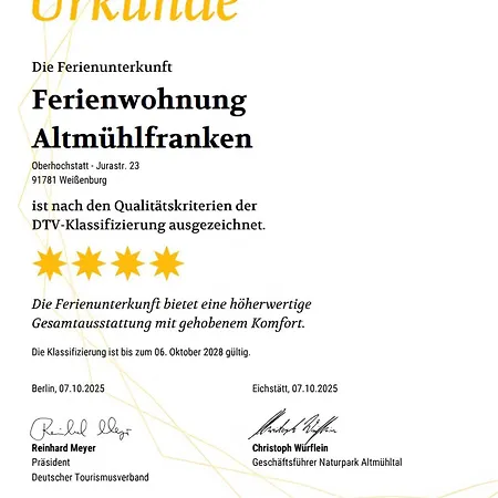 Altmuehlfranken Lejlighed Weißenburg in Bayern